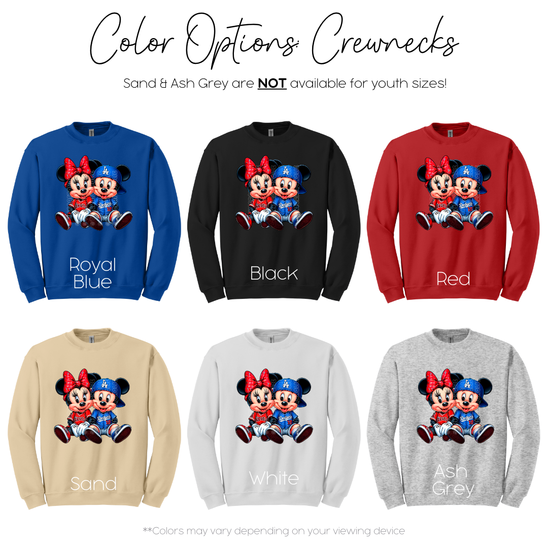 M&M Red and Blue Baseball Sweater | Unisex & Youth