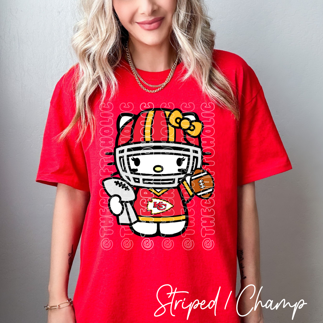 Football Kitty | Chiefs | Red and Yellow