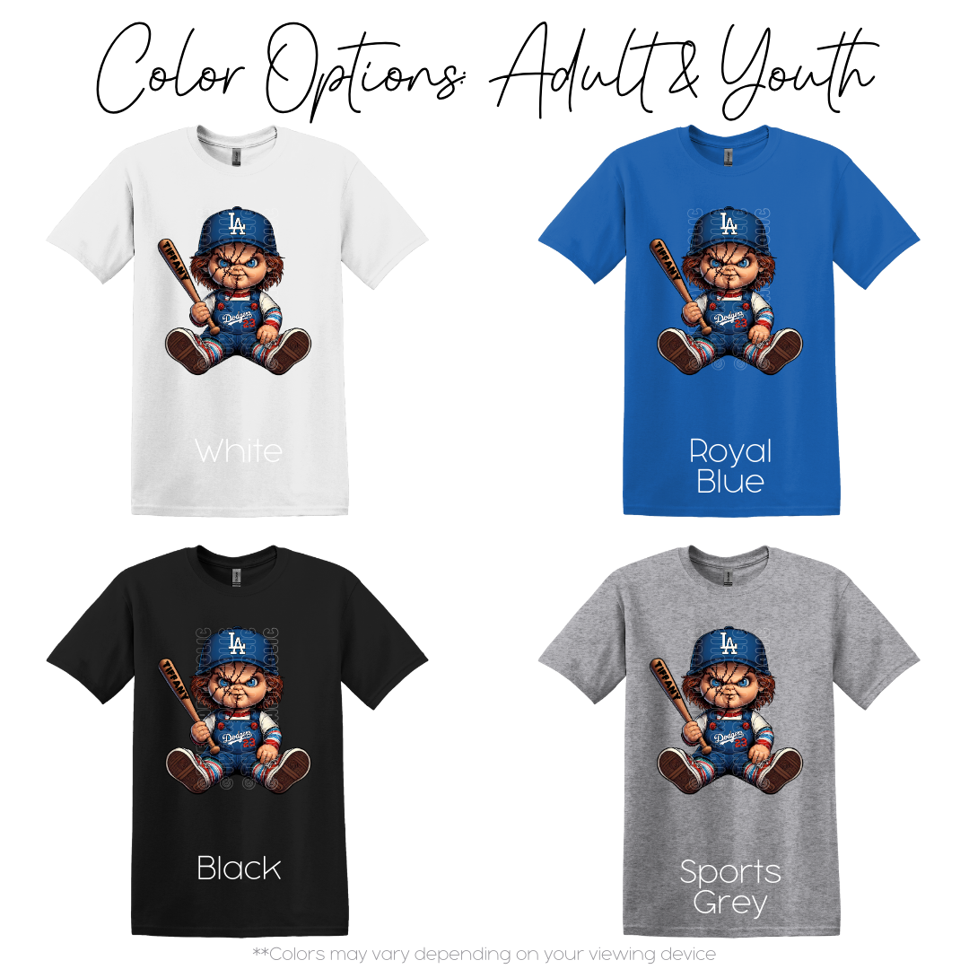 Chuckie Baseball Shirt | Men, Women & Youth