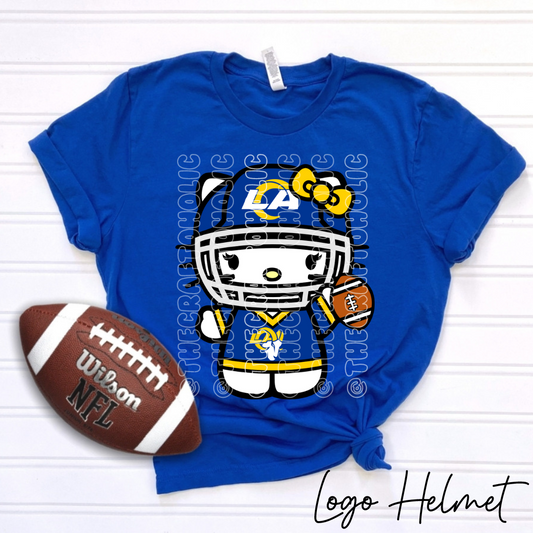 Football Kitty | Los Angeles Blue and Yellow