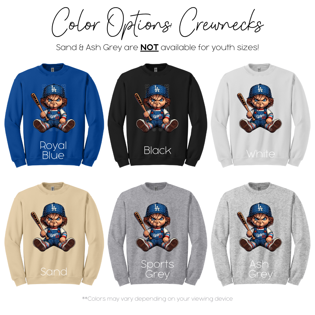Chuckie Baseball Sweater | Unisex & Youth