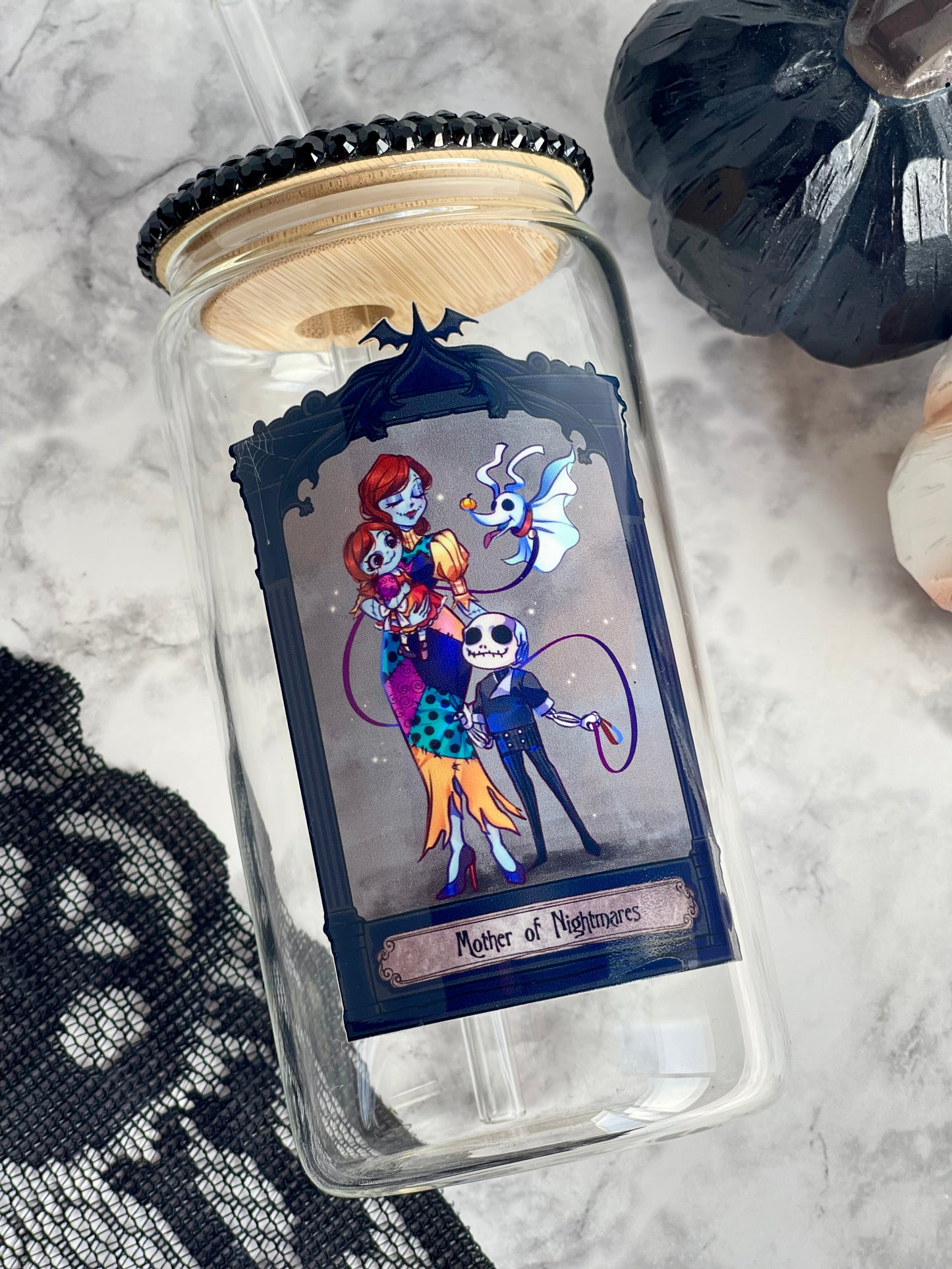 Mother of Nightmares Glass Cup