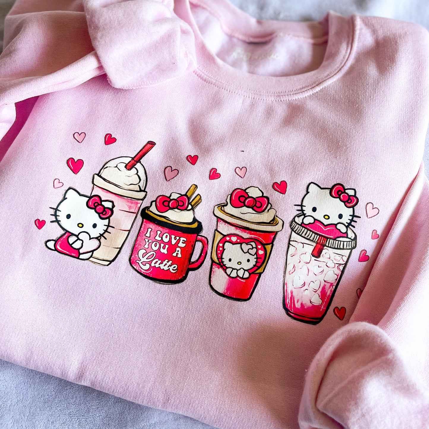 Kitty I Love You a Latte Shirt/Sweater