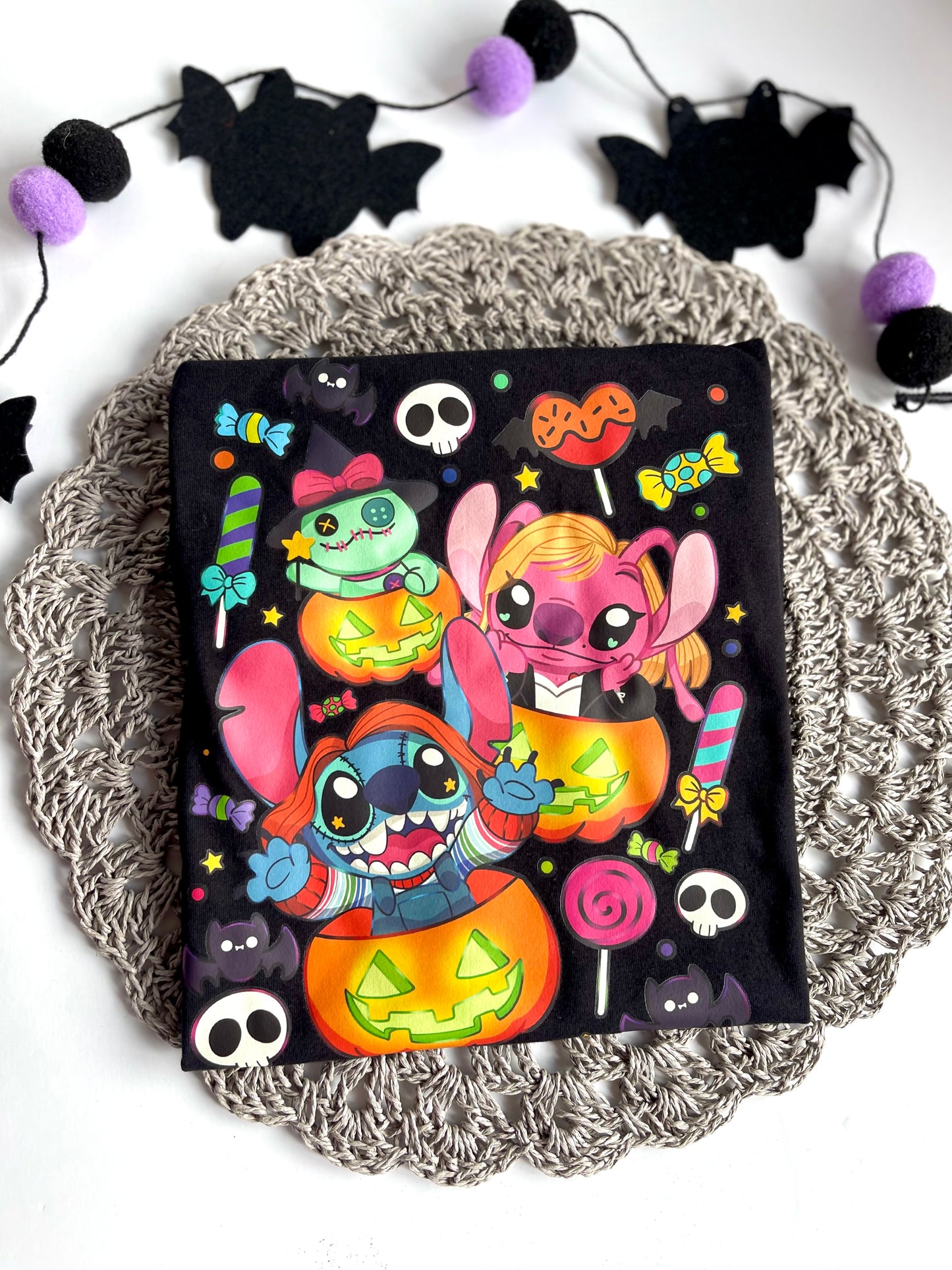 Spooky Alien Trick or Treat Bag | Shirt | Sweater | Glow in the dark!