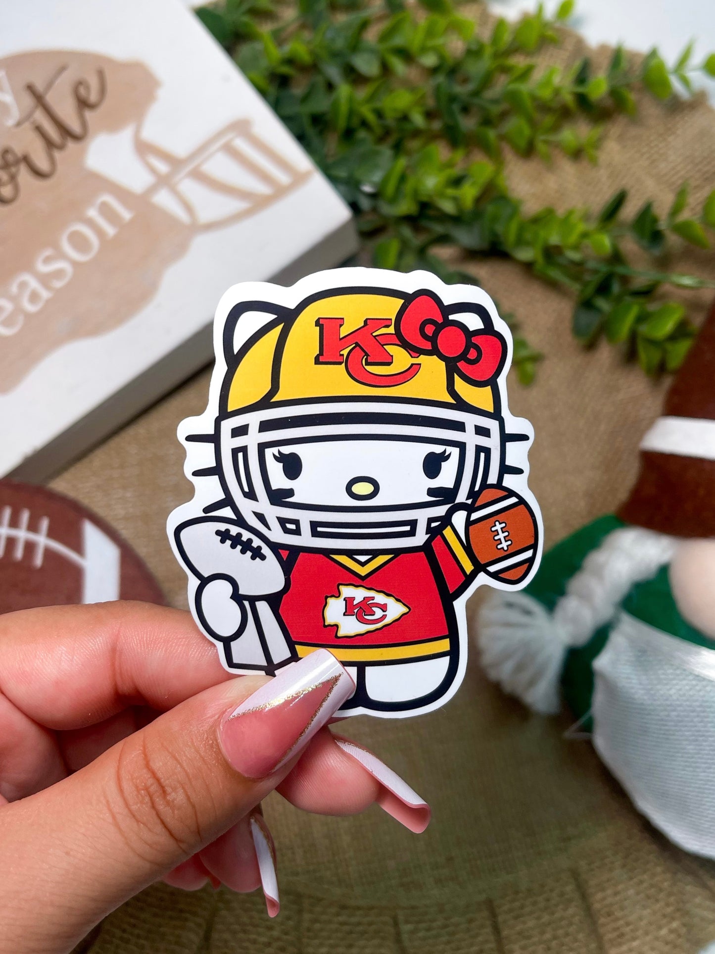 Kawaii Football Stickers