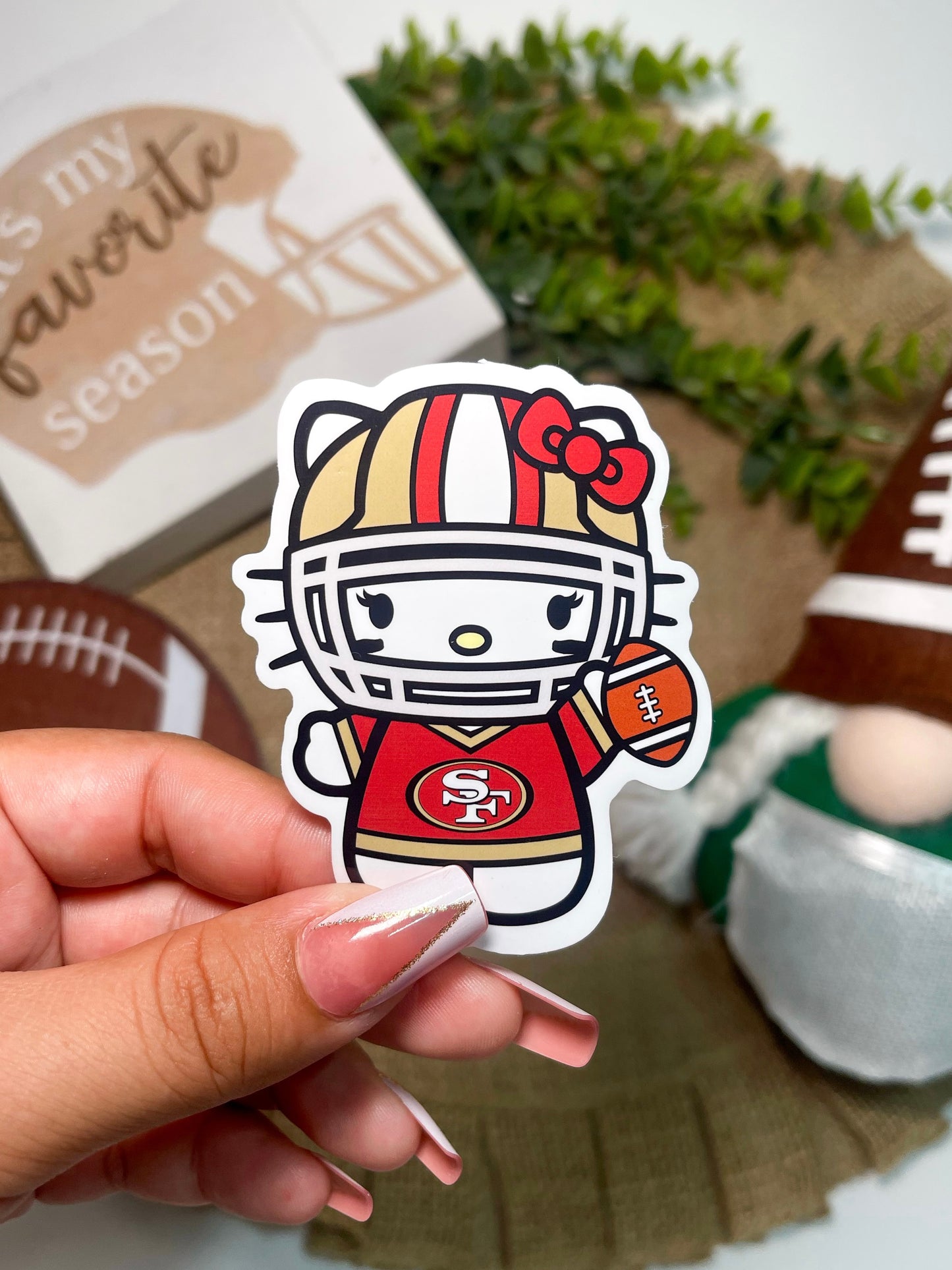 Kawaii Football Stickers