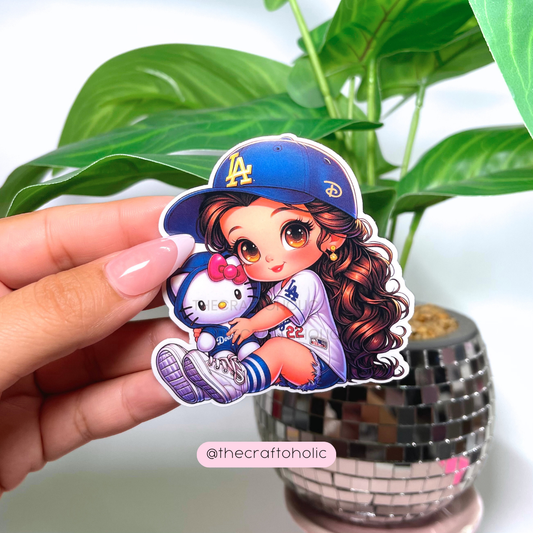 HK Baby Belle Baseball Sticker