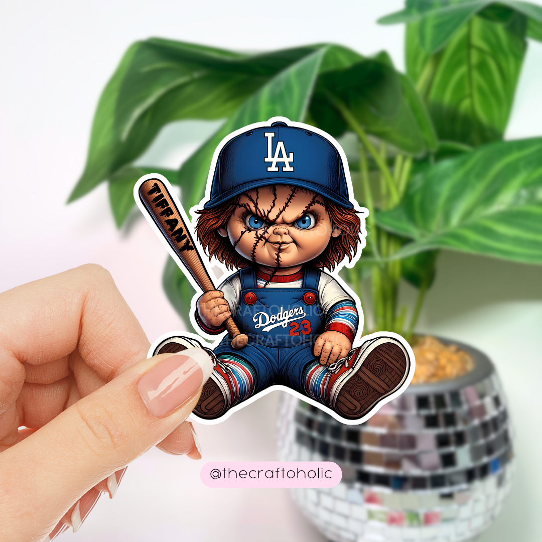 Chuckie Baseball Sticker