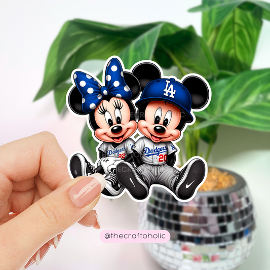 M&M Baseball Sticker